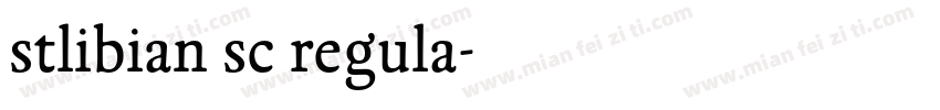 stlibian sc regula字体转换